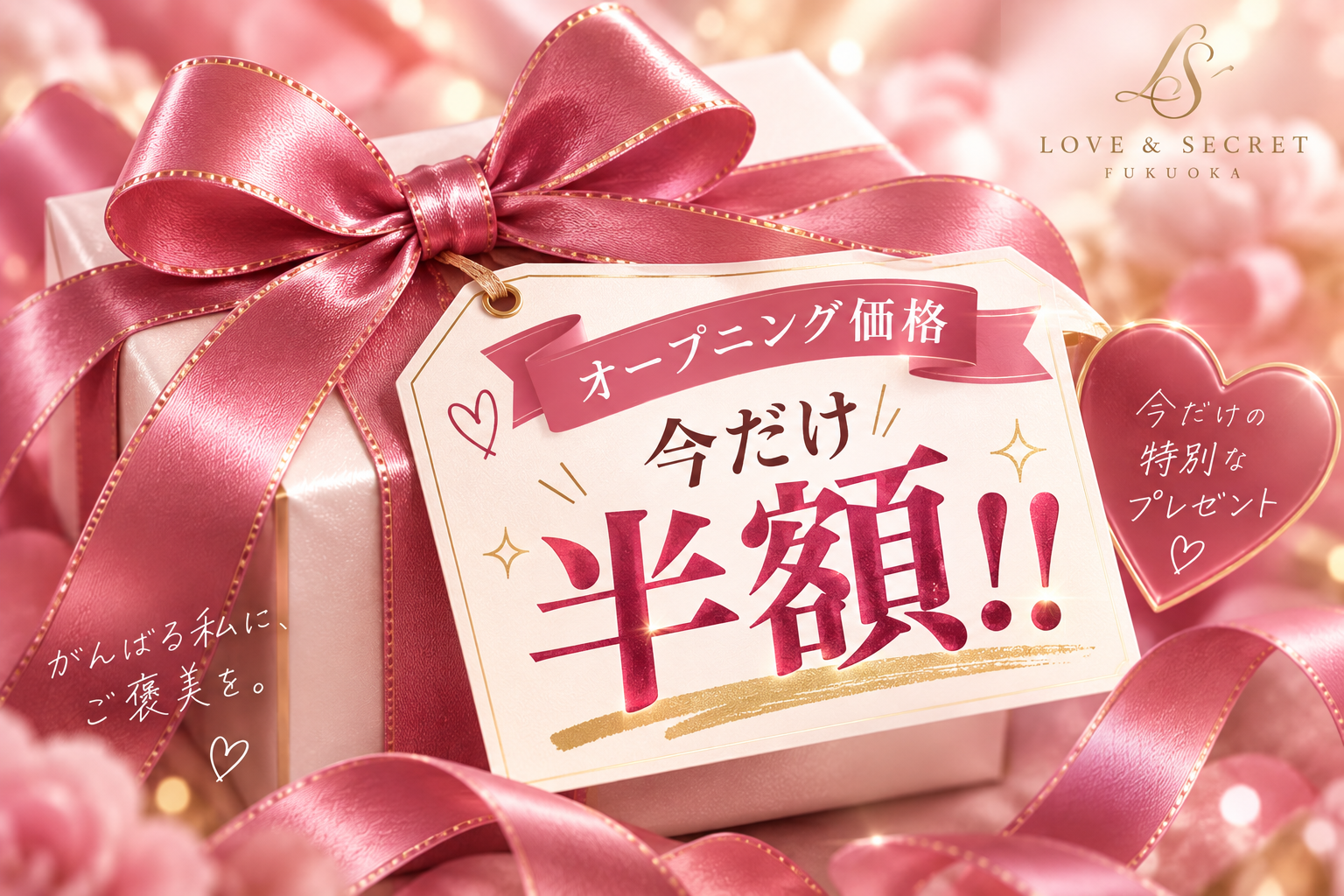今だけオープニング価格 半額